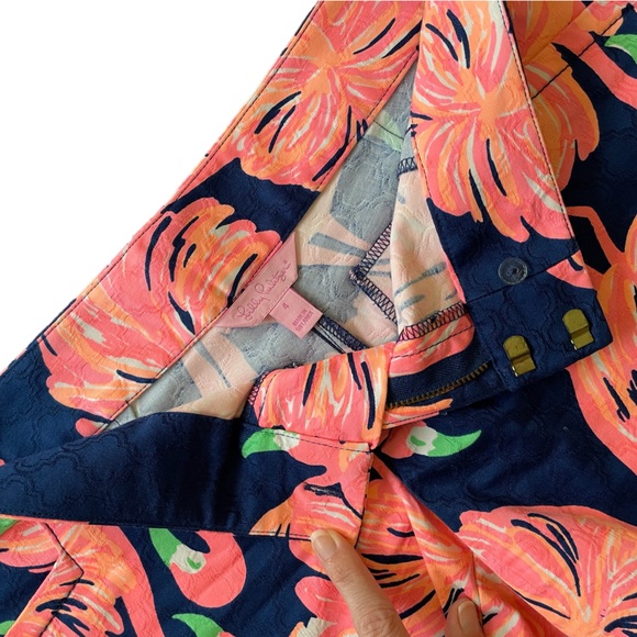 *NWOT* Lilly Pulitzer 4” Ellie Short in Resort Navy Gimme Some Leg - Picture 9 of 10